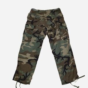 US Military Woodland Camo BDU Cargo Pants M81 Trousers Medium X-Short 8415-0